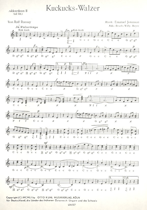 Kuckuckswalzer