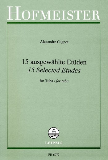 15 ausgewählte Etüden für Tuba