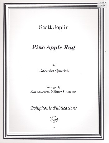 Pine Apple Rag for 4 recorders