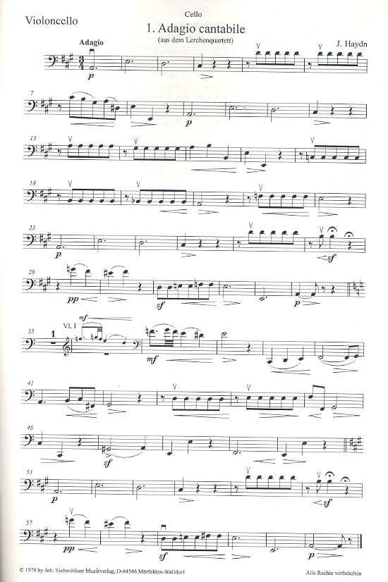 Das Streichquartett zu allen Anlässen Band 1