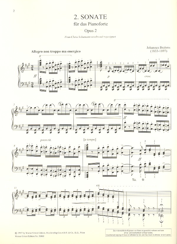 Sonate fis-Moll op.2