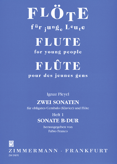 Sonate B-Dur für obligates