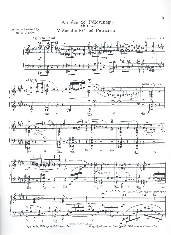 Sonetto no.5 104 del Petrarca