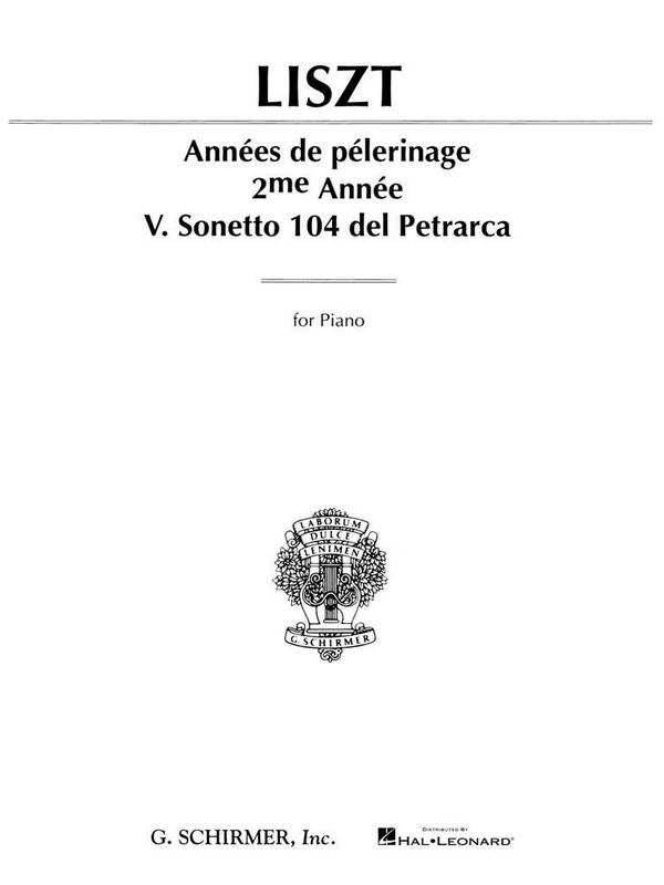 Sonetto no.5 104 del Petrarca