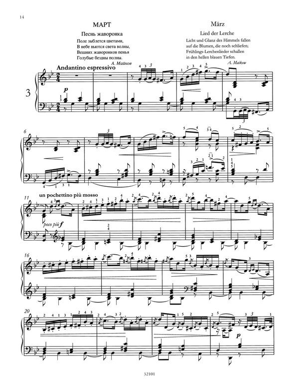 Die Jahreszeiten op.37a