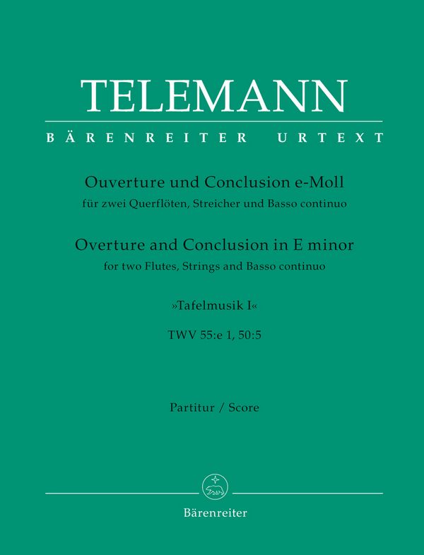 Tafelmusik 1 TWV55:e1 für 2 Flöten,