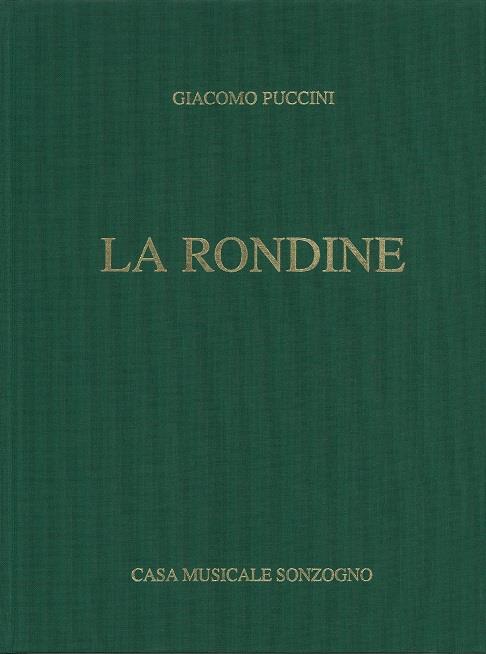 La rondine Klavierauszug (it)