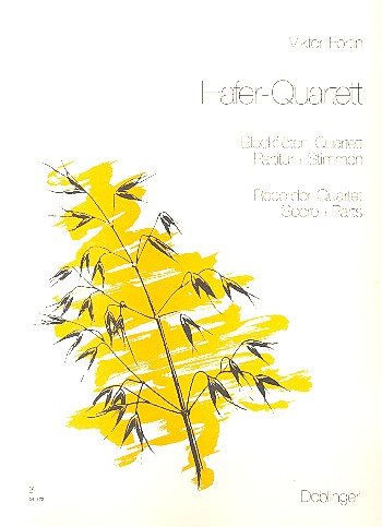 Hafer-Quartett für 4 Blockflöten