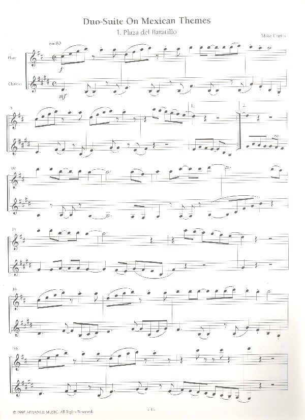 Duo Suite on mexican Themes