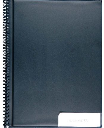 Marschmappe hoch 10 Taschen schwarz