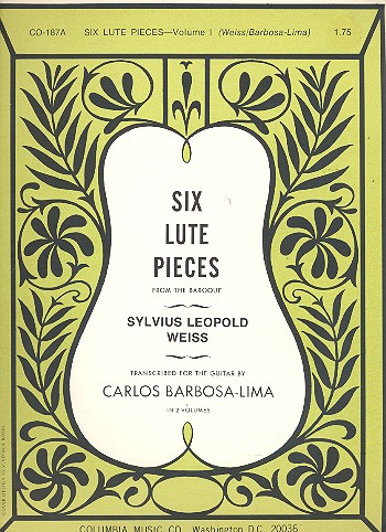 6 lute pieces from the baroque vol.1 (nos. 1-3)