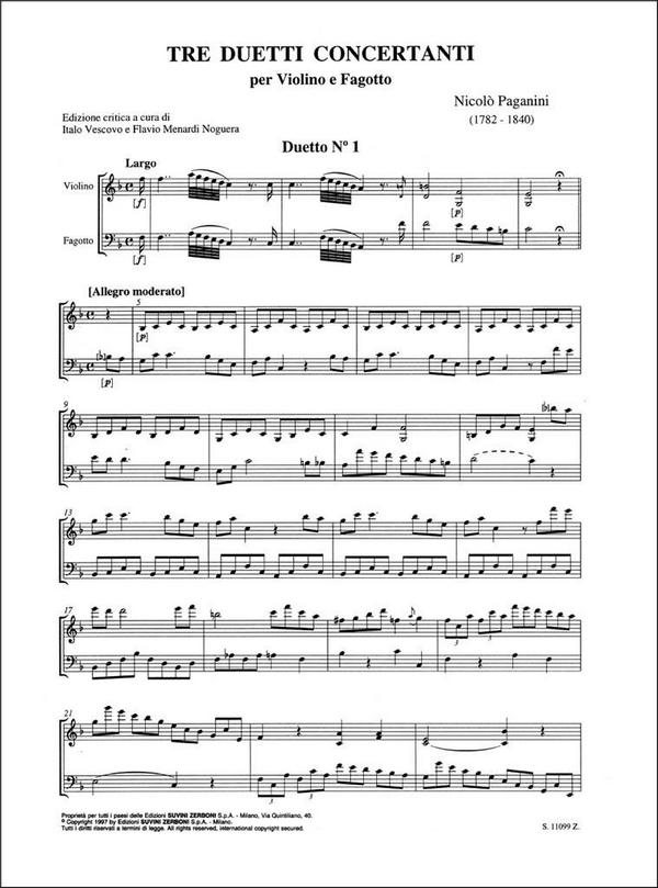 3 duetti concertanti