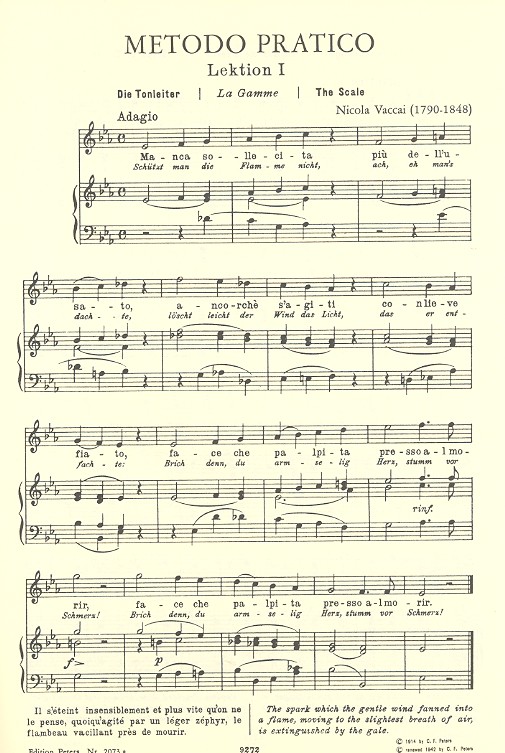 Metodo pratico di canto italiano (+CD)