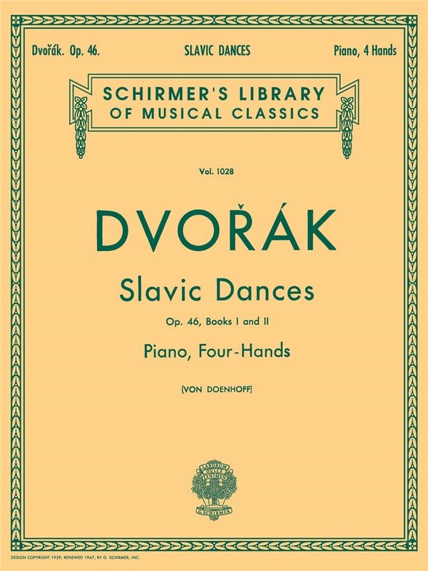 SLAVIC DANCES OP.46 VOL.1-2 FOR