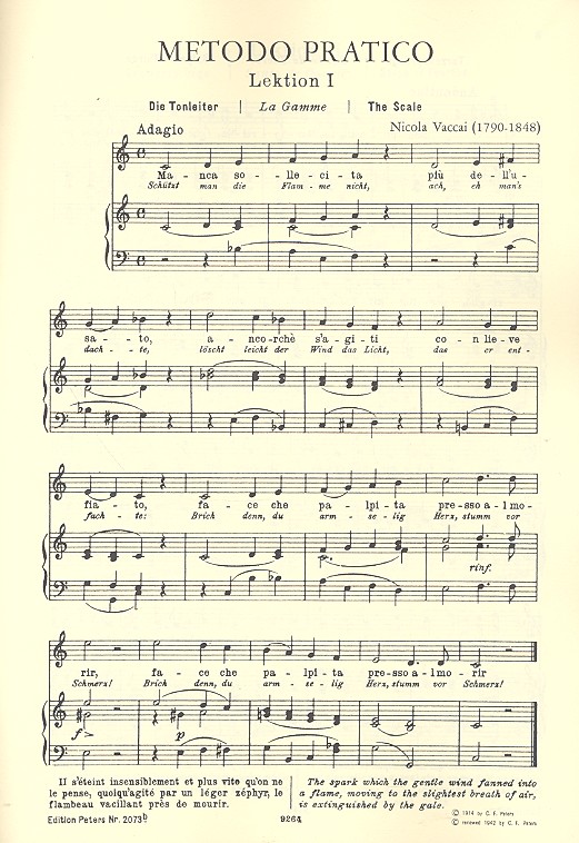 Metodo pratico di canto italiano (+CD)