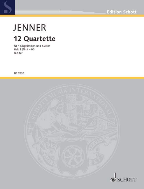 12 Quartette Band 1 (Nr.1-4)