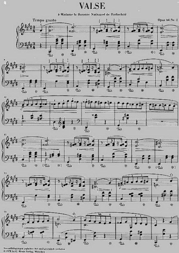 Walzer cis-Moll op.64,2