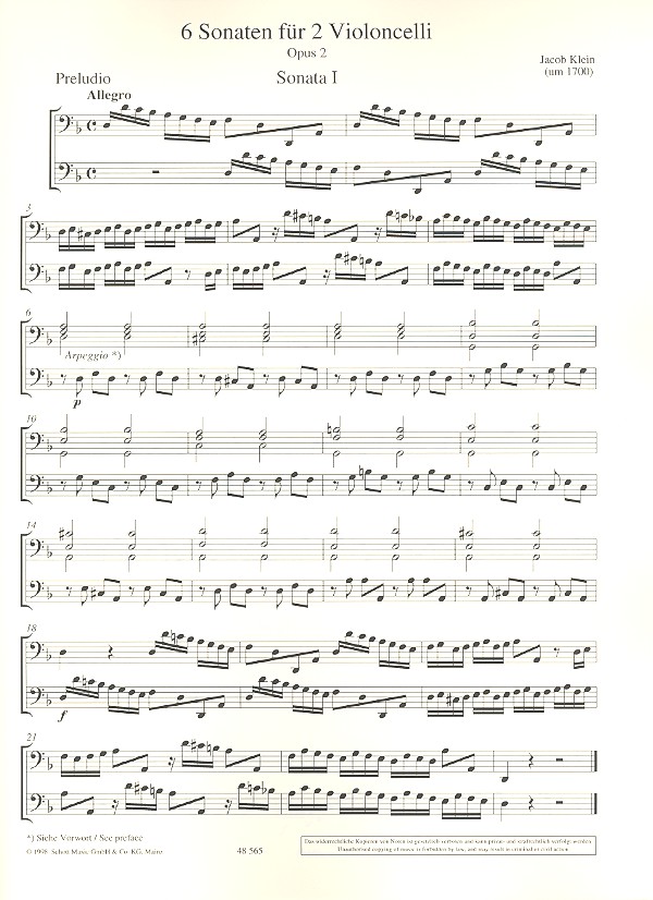 6 Sonaten op.2