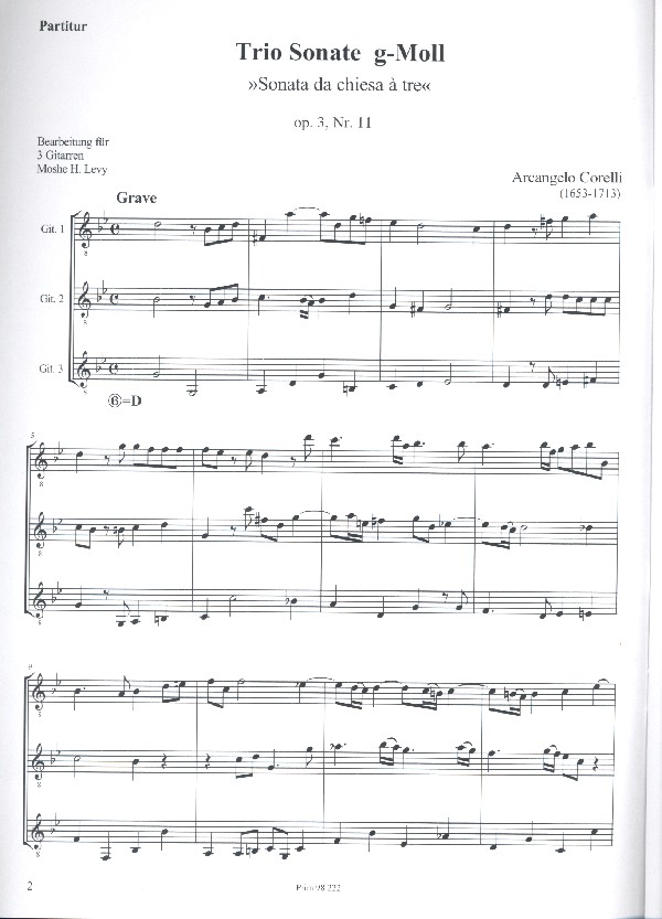 Triosonate g-Moll op.3,11