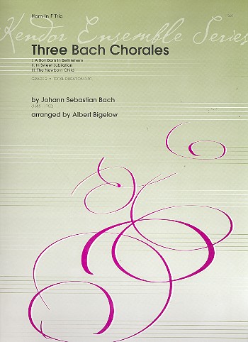 3 Bach Chorales for 3 horns in F