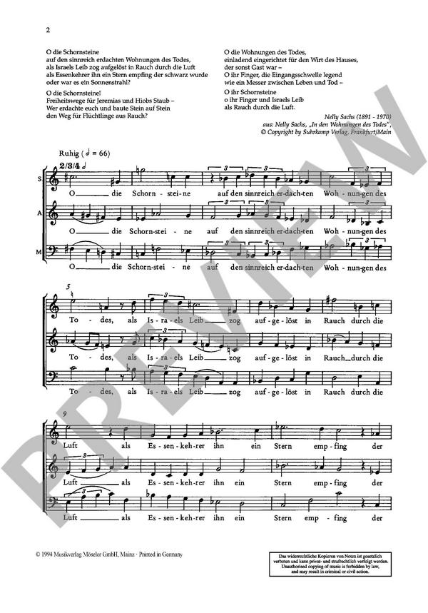 O die Schornsteine - Motette