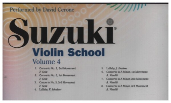 Suzuki Violin School vol.4 CD