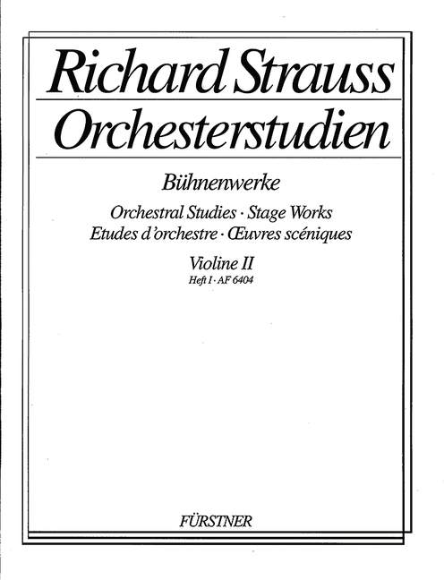 Orchesterstudien aus Bühnenwerken Band 1