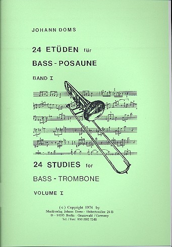 24 Etüden für Bass-Posaune Band 1