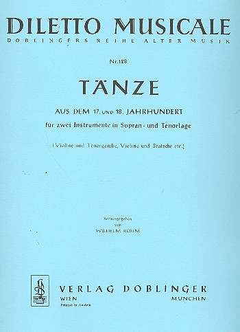 Tänze aus dem 17. und 18. Jahrhundert