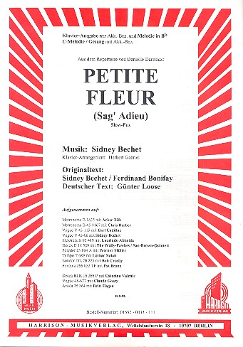 Petite Fleur (Sag' Adieu)