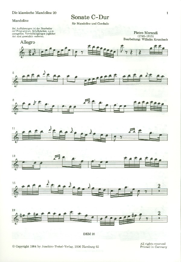 Sonate C-Dur