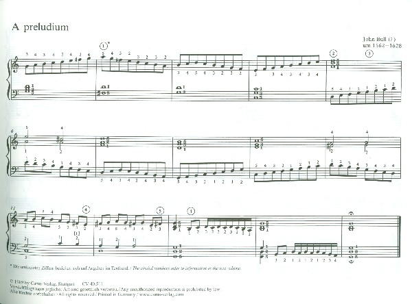 Orgelwerke des 16. bis 18. Jahrhunderts