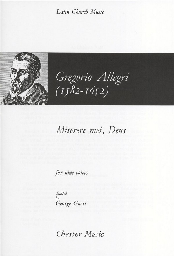 Miserere mei deus für 9 Stimmen