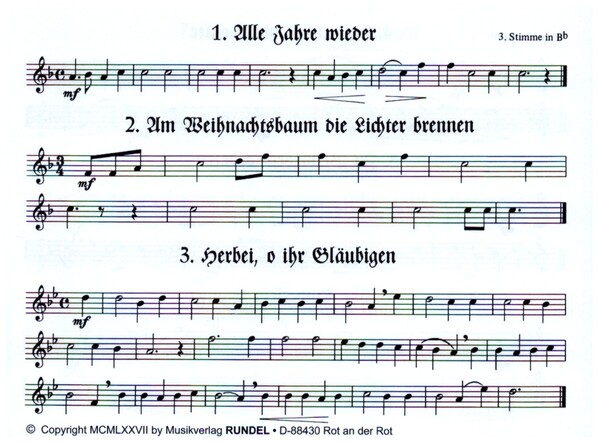 27 Lieder zur Weihnachtszeit Band 1