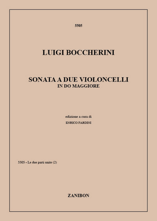 Sonate C-Dur für 2 Violoncelli