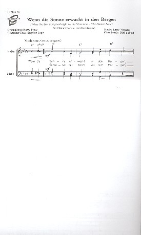 Wenn die Sonne erwacht in den Bergen