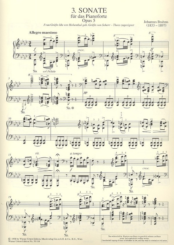 Sonate f-Moll Nr.3 op.5
