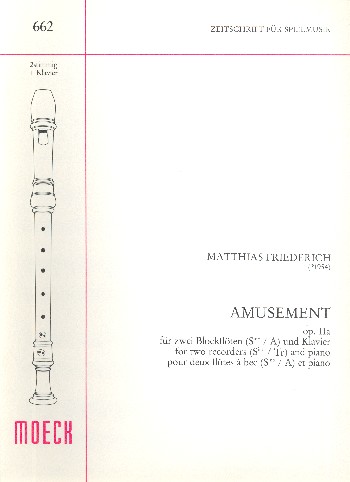 Amusement op.11a für Sopranino,