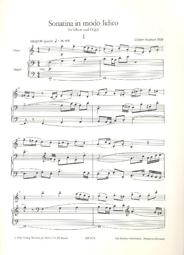 Sonatina in modo lidico