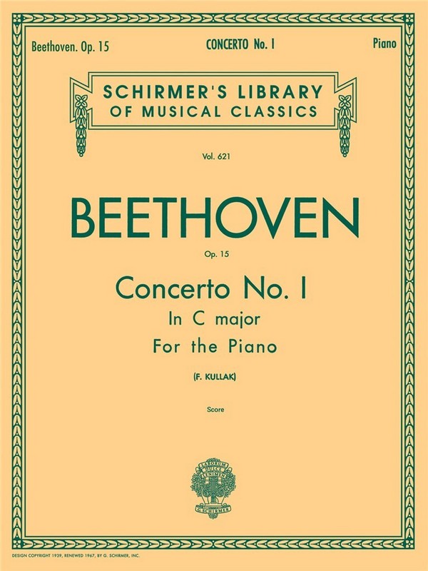 Concerto C major no.1 op.15 for