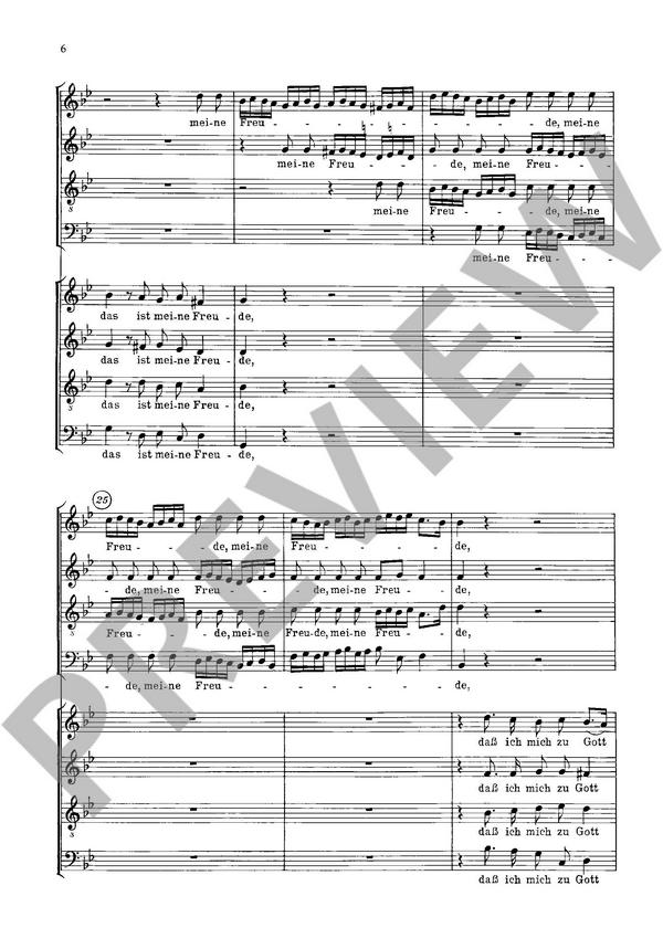 Das ist meine Freude Motette