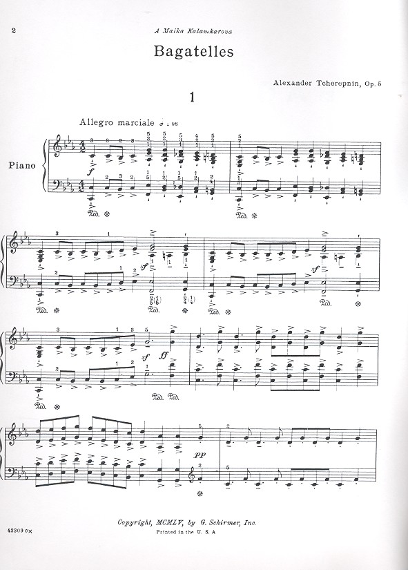 Bagatelles op.5