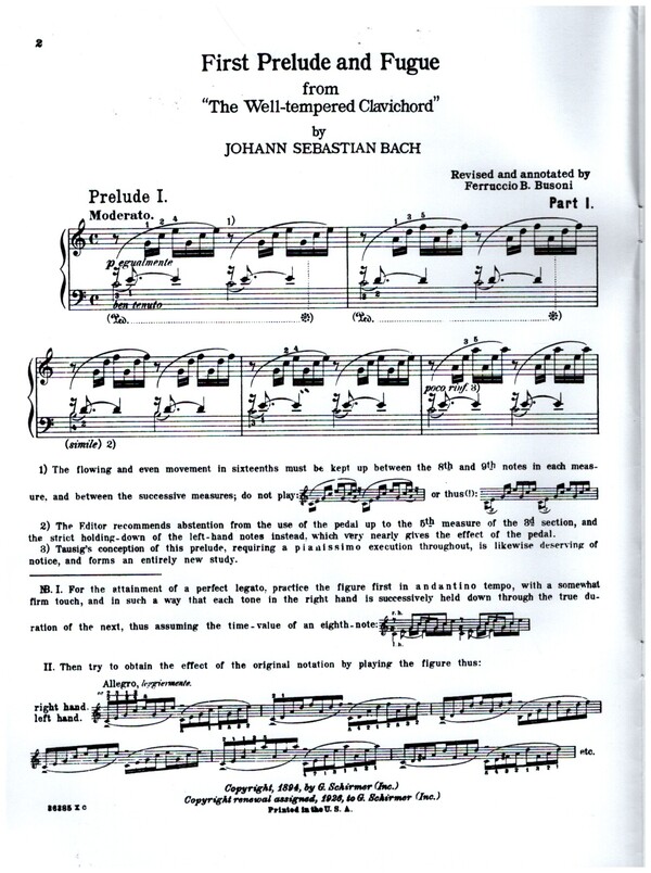 Präludium und Fuge Nr.1 C-Dur aus