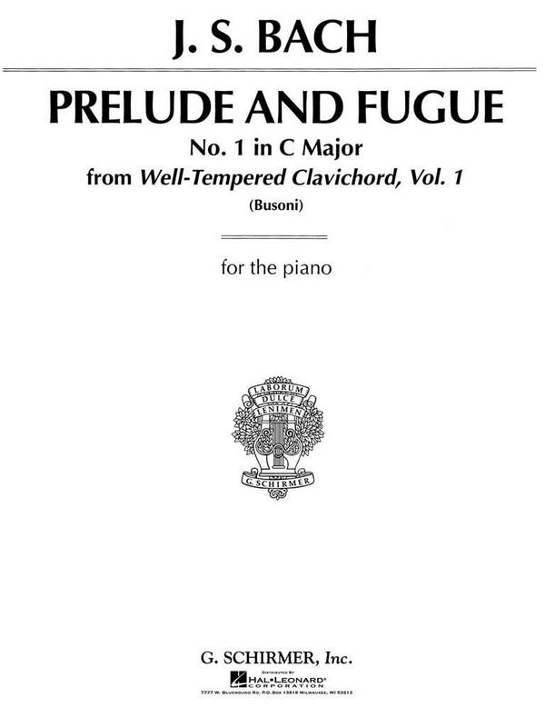 Präludium und Fuge Nr.1 C-Dur aus