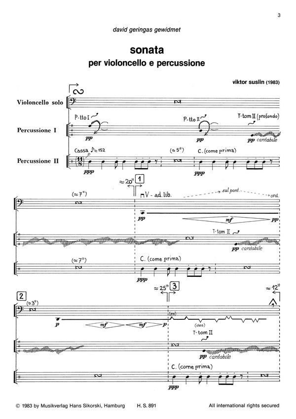 Sonate per violoncello
