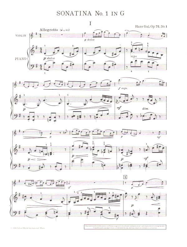 3 Sonatinen op. 71/1-3