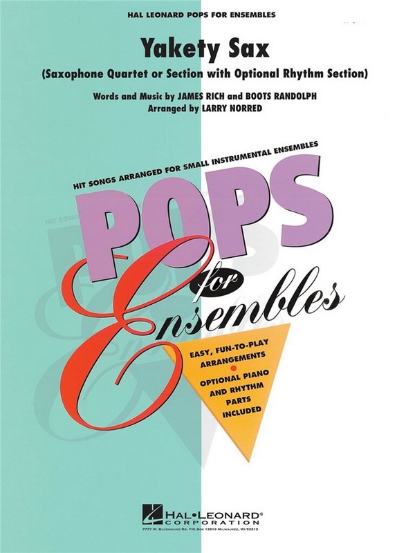 Yakety Sax for saxophone quartet