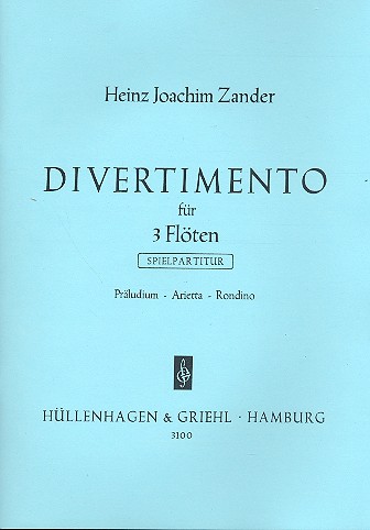 Divertimento für 3 Flöten