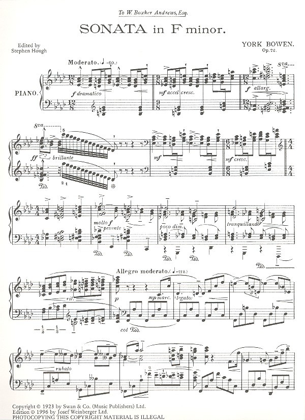 Sonata f minor op.72 