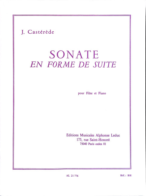 Sonate en forme de suite pour
